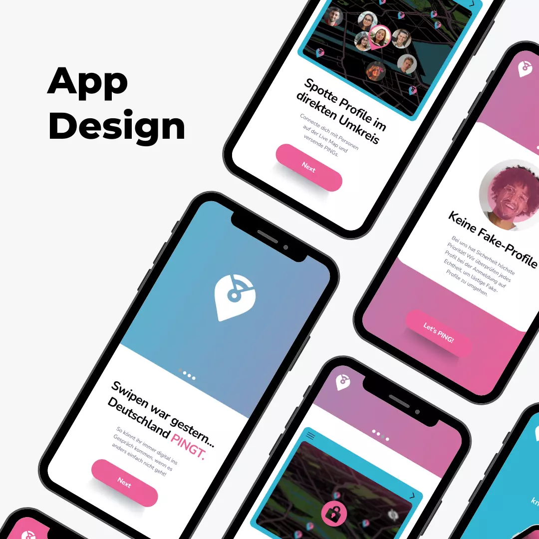 App-Design für PING.